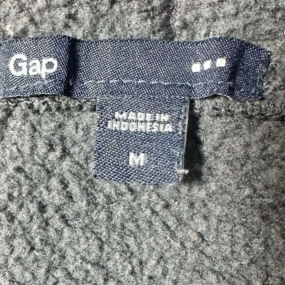 GAP Kids Classic Logo Pullover Hoodie Gray Sweatshirt Size M